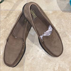 Like New Brown Suede Dexter Womens Loafers 7 1/2 M